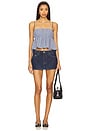 view 4 of 5 Bailey Cami Top in Navy Gingham