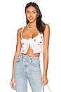 view 2 of 5 Marie Embroidered Cami Top in White Floral