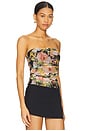 view 2 of 4 Everly Strapless Top in Floral