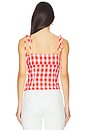 view 3 of 4 Penny Top in Red Gingham