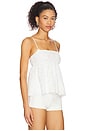 view 2 of 4 Solana Babydoll Top in White