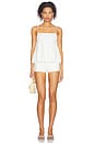 view 4 of 4 Solana Babydoll Top in White