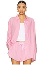 view 1 of 6 Shirlie Button Down Top in Pink Stripe