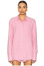 view 2 of 6 Shirlie Button Down Top in Pink Stripe