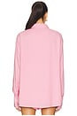 view 4 of 6 Shirlie Button Down Top in Pink Stripe