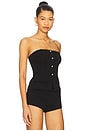 view 2 of 5 Karsi Strapless Top in Black