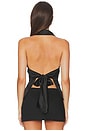 view 3 of 4 Lisseth Open Back Top in Black