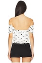 view 3 of 4 Mabelle Top in Polka Dots