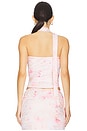 view 3 of 4 Nina Strapless Top in Pink Floral