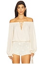 view 1 of 4 Davina Off Shoulder Top in Nude