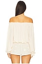 view 3 of 4 Davina Off Shoulder Top in Nude