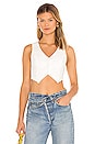 view 1 of 4 Ciara Vest Top in White