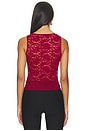 view 3 of 4 Iris Lace Top in Red
