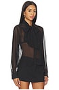 view 2 of 4 Cinrella Sheer Top in Black