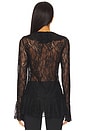 view 3 of 4 Alisia Top in Black Lace