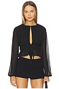 view 1 of 4 Sofia Top in Black in Bblack