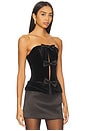 view 2 of 4 Mariah Strapless Top in Black
