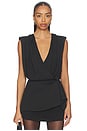 view 1 of 4 Birdie Wrap Top in Black