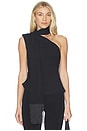 view 1 of 4 Aelin Scarf Top in Black