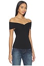 view 2 of 4 Rorie Off Shoulder Top in Black