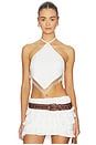 view 1 of 5 Leigh Halter Top in White