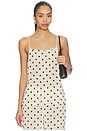 view 1 of 4 Darby Top in Beige & Black Dot