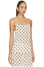 view 2 of 4 Darby Top in Beige & Black Dot