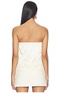 view 3 of 4 Sian Strapless Lace Top in Cream