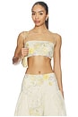 view 1 of 4 Carson Top in Yellow Floral