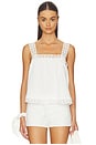 view 1 of 4 Soriya Square Neck Top in White