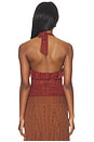 view 3 of 4 Marilou Halter Top in Brown