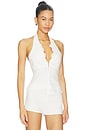 view 2 of 4 Georgina Halter Top in White