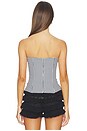 view 3 of 5 Tina Corset Top in Black Gingham