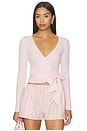 view 1 of 4 Calico Knit Top in Baby Pink