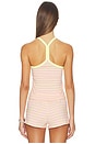 view 3 of 5 Greer top in Pink & Yellow Stripe