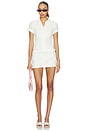 view 4 of 4 Abril Button Up Top in White