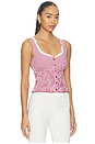 view 2 of 4 Milena Top in Red Gingham
