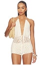 view 1 of 5 Alice Tie Front Top in Ivory