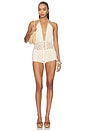 view 4 of 5 Alice Tie Front Top in Ivory