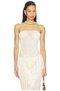 view 1 of 4 Arna Strapless Crochet Top in Natural