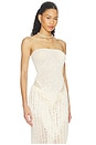 view 2 of 4 Arna Strapless Crochet Top in Natural