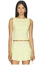 view 1 of 4 Anila Top in Butter Yellow