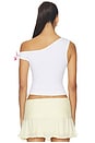 view 3 of 4 Neha Asymmetrical Top in White