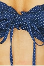 view 5 of 5 Reese Bra Top in Navy Polka Dot
