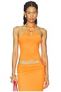 view 1 of 4 Yanisha Halter Top in Orange