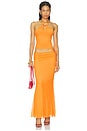 view 4 of 4 Yanisha Halter Top in Orange