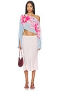 view 4 of 4 Shirley Off Shoulder Top in Blue Floral
