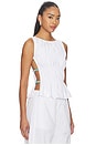 view 3 of 6 Nisha Top in White