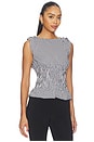 view 2 of 5 Milcah Top in Black Gingham