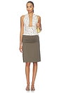 view 4 of 4 Zemira Halter Top in Ivory Polka Dot